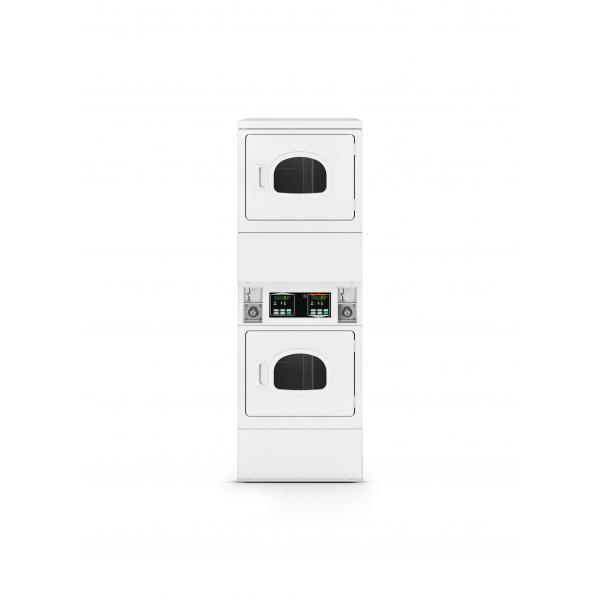 SSENCAGS173TW01, Speed Queen, Quantum Gold, White, Coin Operated Stack